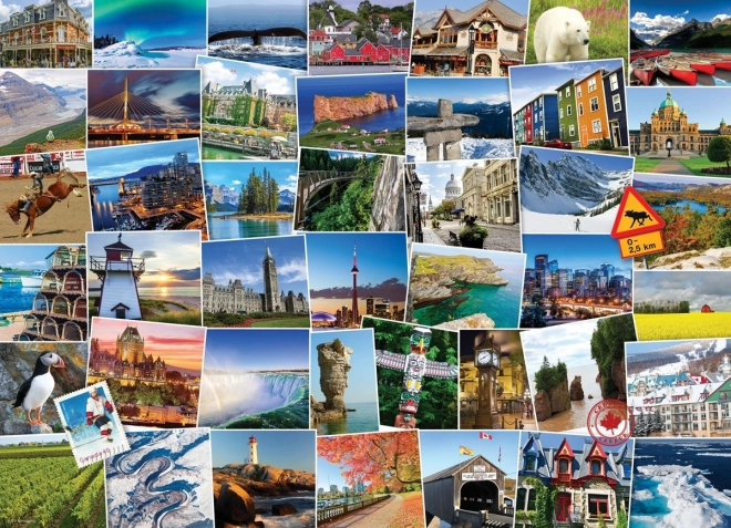 Puzzle EUROGRAPHICS Globe-trotter Canada 1000 piese