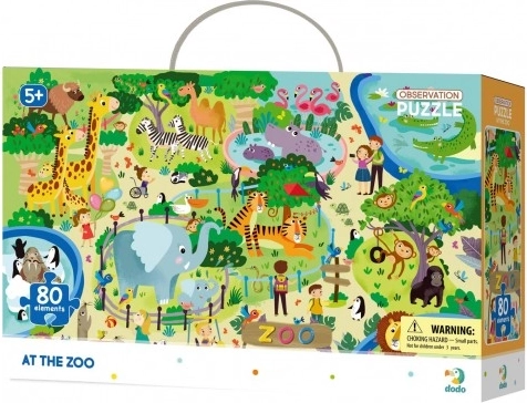 Puzzle La grădină zoologică, 80 piese