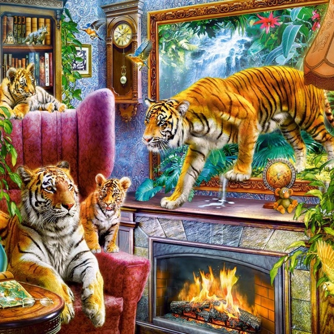 Puzzle Tigrilor prind viață 3000 de piese