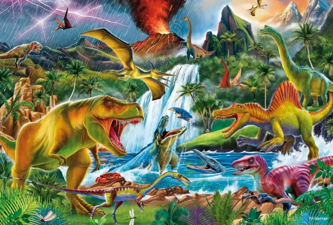 Puzzle Giganți Preistorici 200 piese de la Schmidt