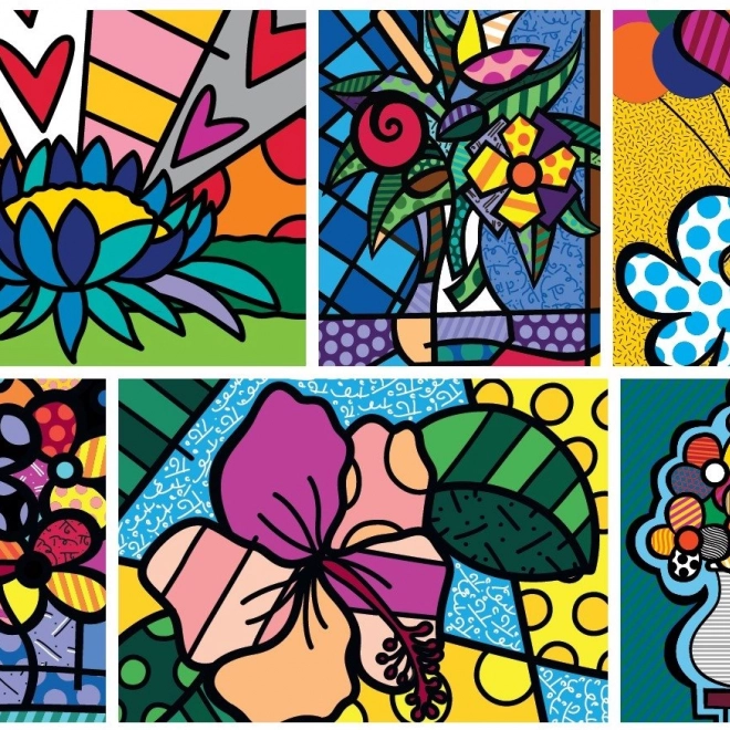 Puzzle colaj flori 2000 piese
