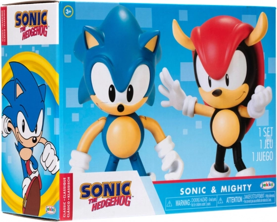 Figurine SONIC Classic și Mighty 10 cm – set 2 buc