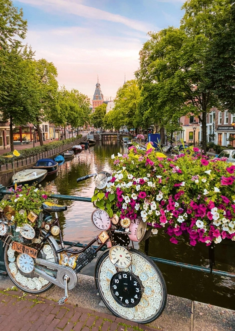 Puzzle Ravensburger flori din Amsterdam 1000 piese
