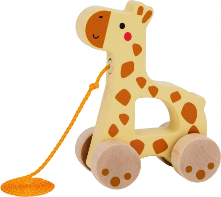Girafă de tras din lemn TOOKY TOY