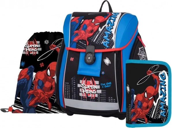 Set Școlar 3 buc Premium Light Spider-Man