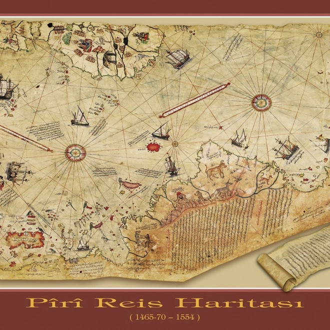 Puzzle Harta căpitanului Reise 1000 piese ART PUZZLE