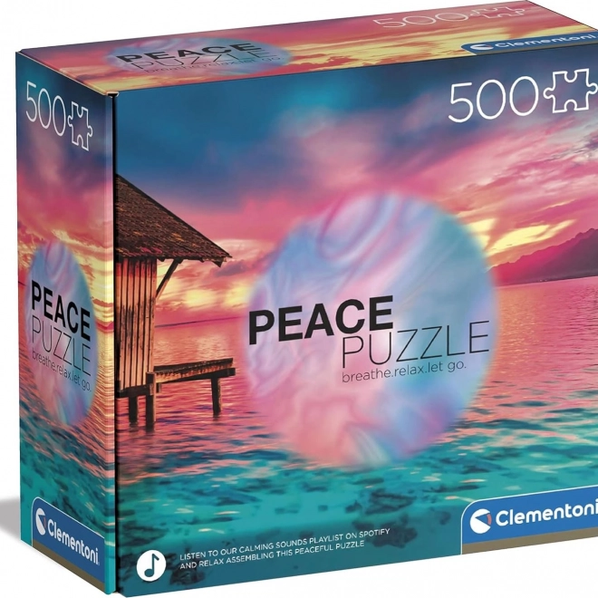 Puzzle 500 piese CLEMENTONI Peace – Living the Present