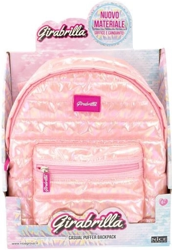 Rucsac Girabrilla roz deschis 22 cm