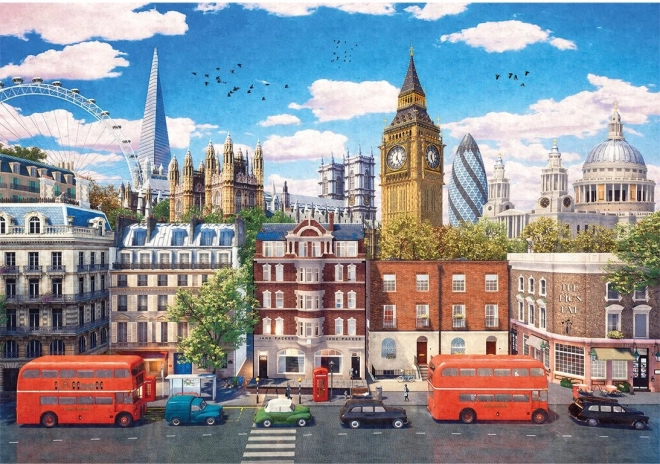 Puzzle GIBSONS Străzile Londrei 500 piese