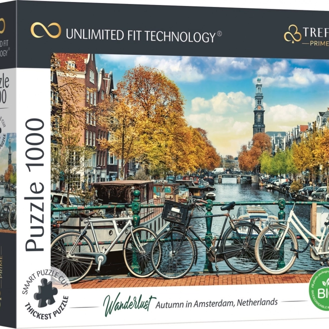 Puzzle Trefl UFT Wanderlust: toamna la Amsterdam, 1000 piese