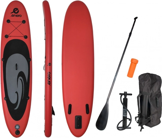 Paddleboard ENERO 320 cm roșu-negru-gri