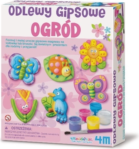 Set creativ cu mulaje din ipsos – grădină