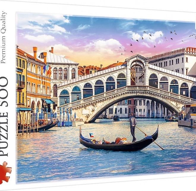 Puzzle 500 de piese Podul Rialto Veneția