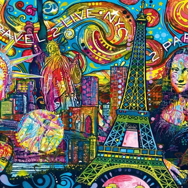 Puzzle Călătorii iconice 1000 de piese
