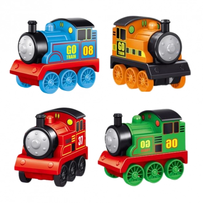 Set de trenuri cu locomotivă fără baterii