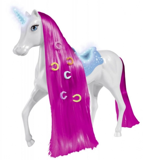 Unicornul Steffi cu corn luminos