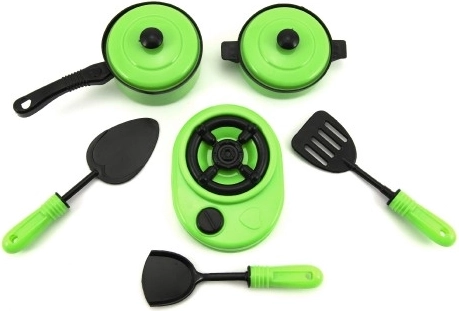 Set vesela din plastic pentru copii 8 piese