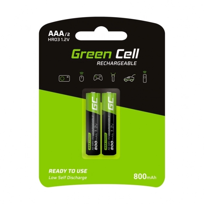 Baterii reîncărcabile AAA Green Cell 800mAh