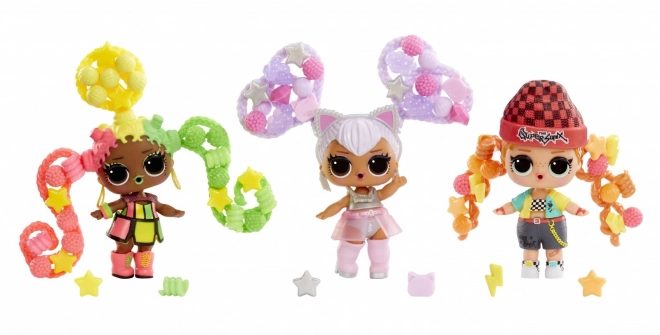 Păpușa L.O.L. Surprise Hair Beads Tots - set de 12 bucăți