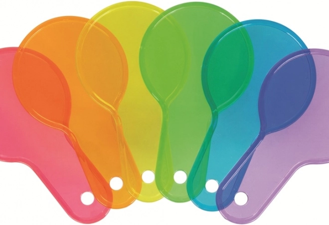 Lentile colorate din plastic pentru copii