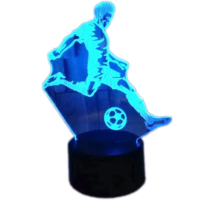 Lampă de noapte LED fotbalist 3D
