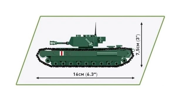 Model tank Churchill Mk IV al Doilea Război Mondial