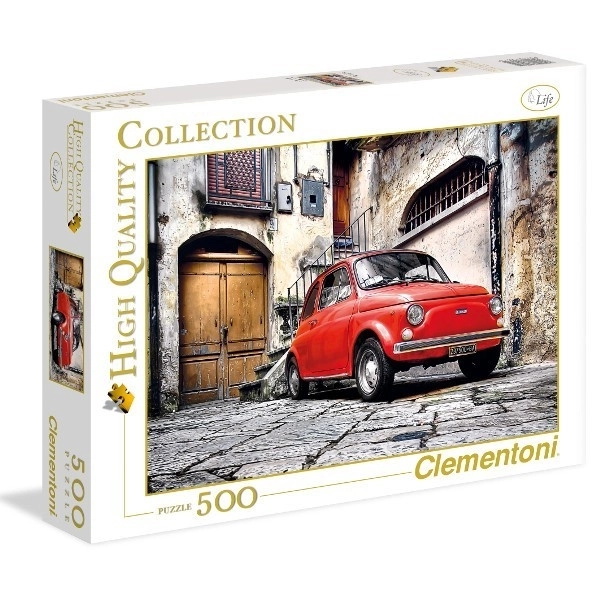 Puzzle 500 piese FIAT 500 Clementoni