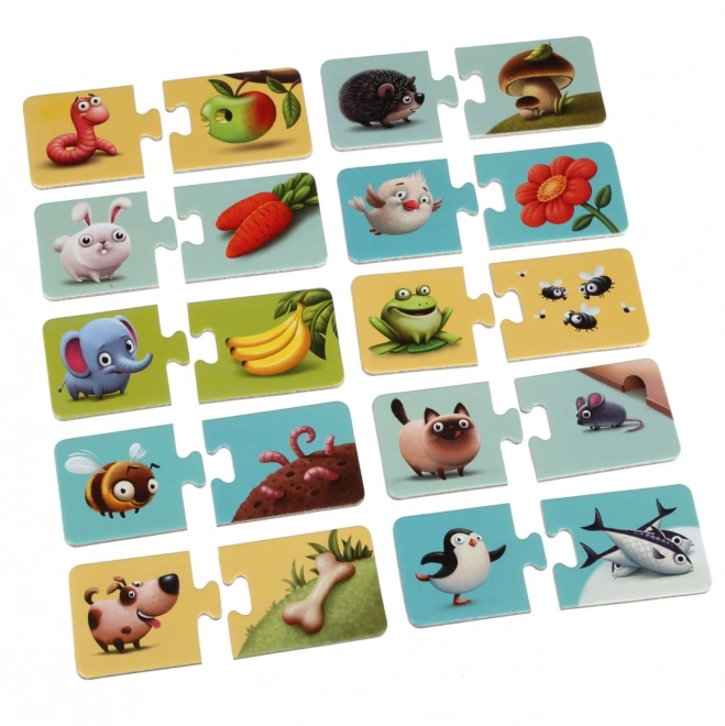 Puzzlika My Food - Puzzle Educative 20 Piese