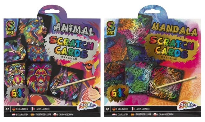Imagini de râcâire cu animale și mandala