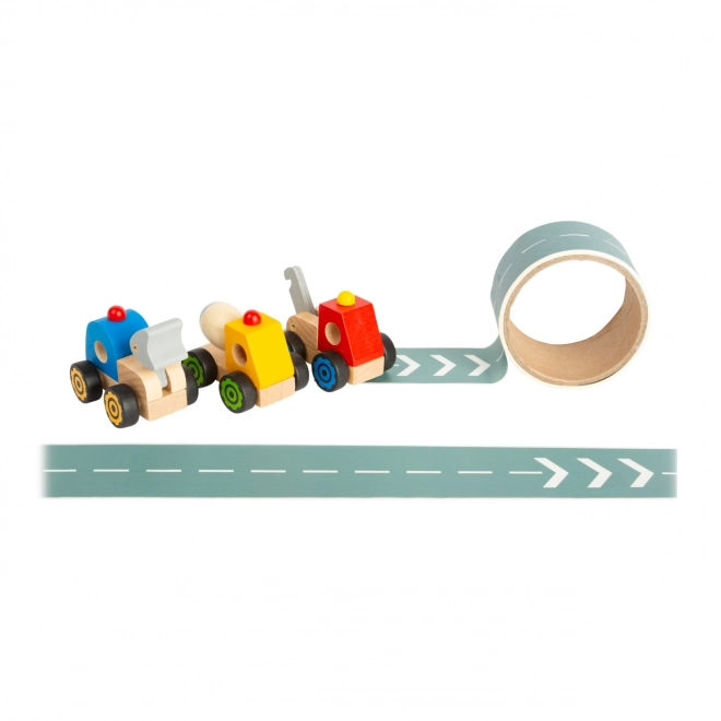 set creativ construcție drumuri small foot