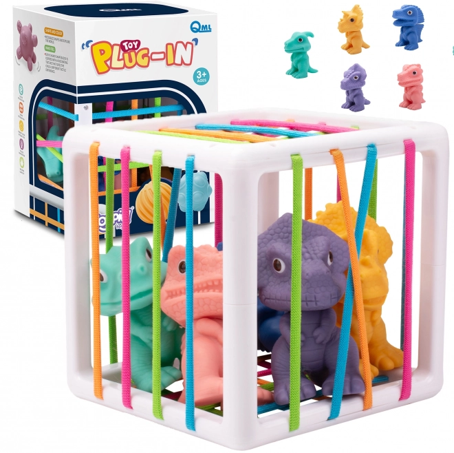 Cub senzorial WOOPIE cu dinozauri pentru copii