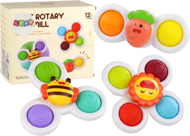 Jucărie senzorială Spinners Bee Sunshine Carrot Suckers