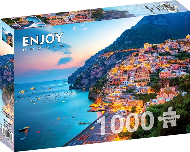 Puzzle Positano la apus, Italia 1000 piese