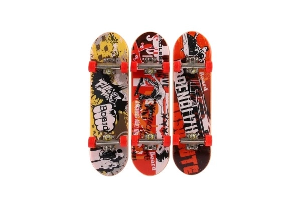 Skateboard degete cu rampă din plastic