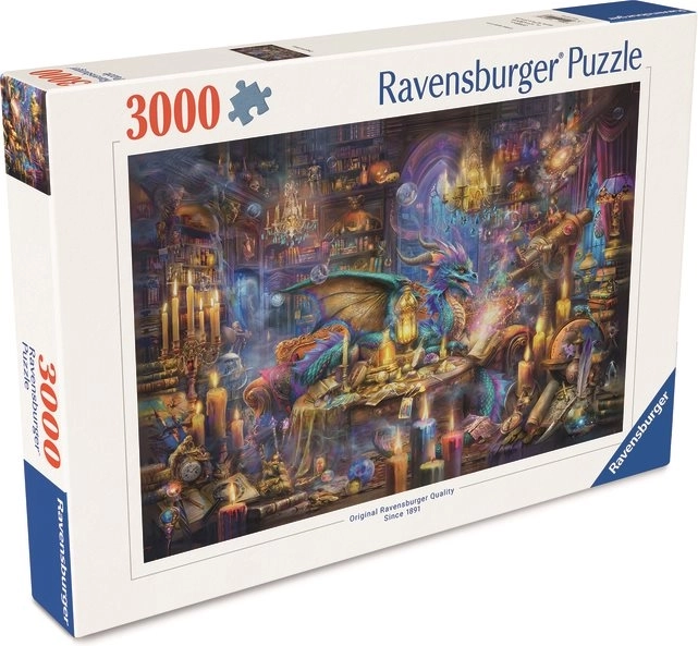 Puzzle Biblioteca Magică 3000 de piese de la Ravensburger