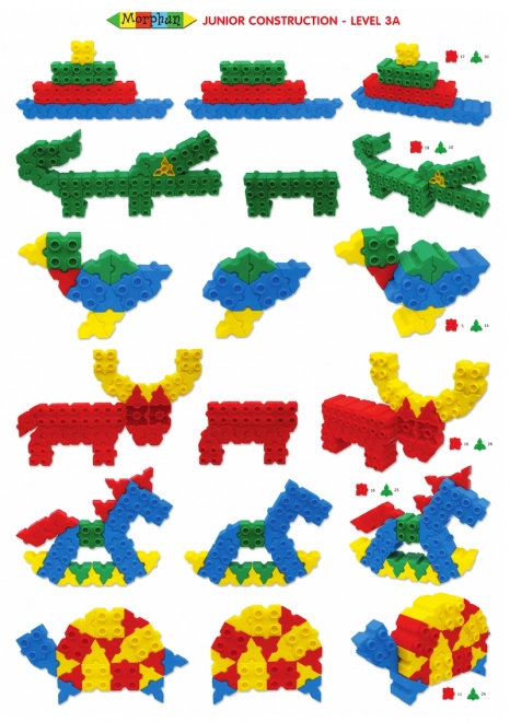 Set de construcție Morphun 200 de piese