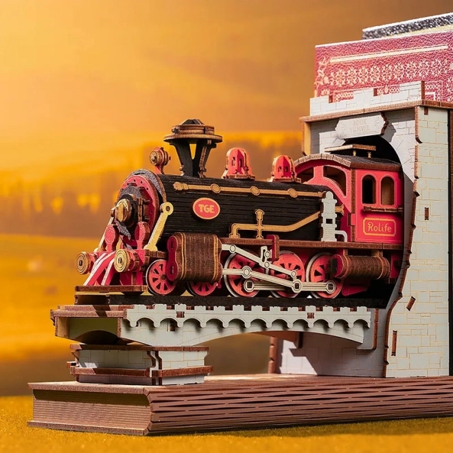 3D puzzle opritor de cărți Tren cu aburi istoric