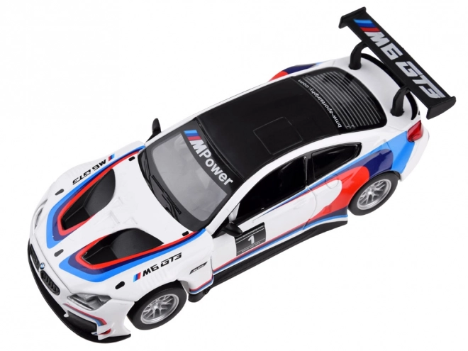 Mașină metalică BMW M6 GT3 sport în miniatură scară 1:32