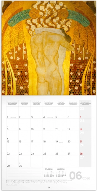 Calendar de notițe Gustav Klimt 2026