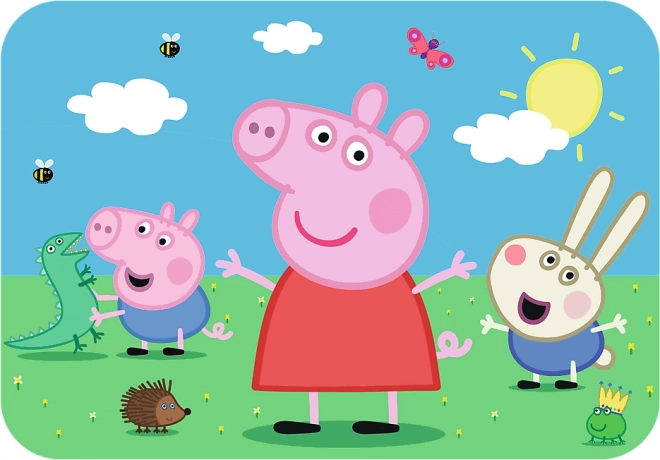 Puzzle din lemn Peppa Pig de la Trefl