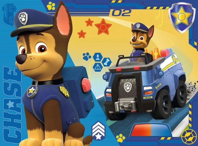 Puzzle 4 în 1 Patrula Căţeluşilor