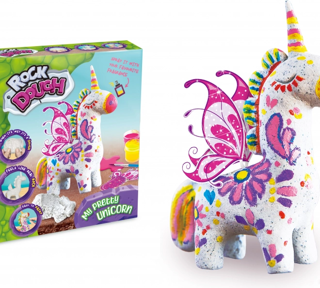Set creativ Unicorn cu pastă modelatoare