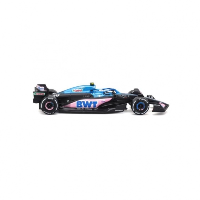 mașinuță Bburago Formula 1 BWT Alpine A523 Pierre Gasly