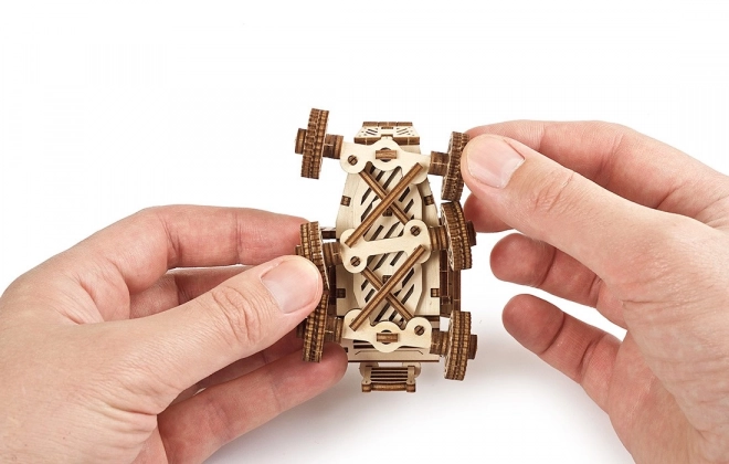 Puzzle mecanic 3D de lemn Ugears - Bugina de pe Marte