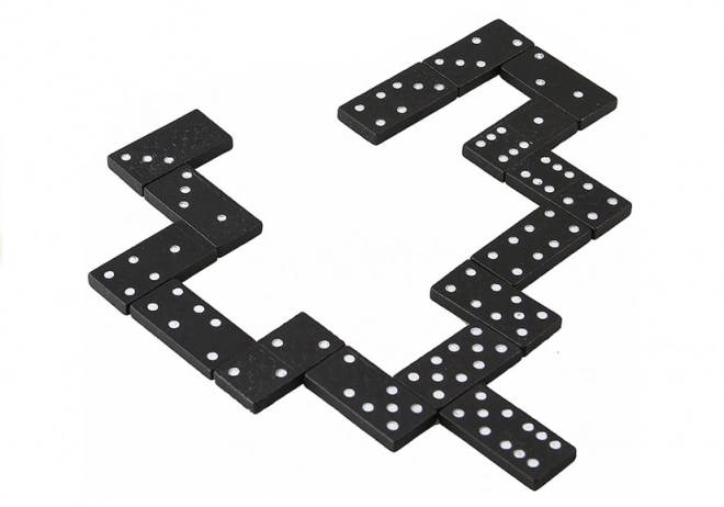Joc Domino în Cutie de Lemn