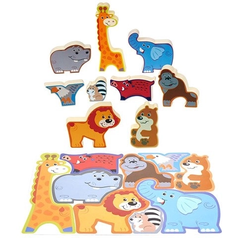 Puzzle Safari pentru bebeluși