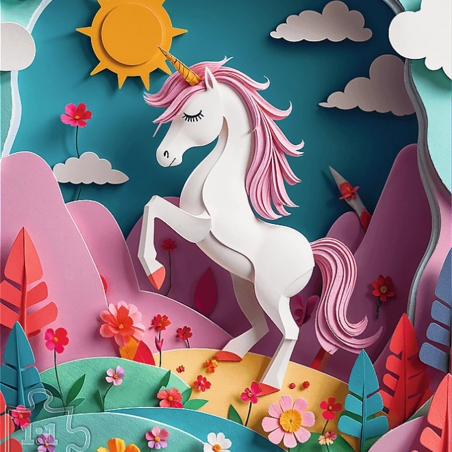 Trefl Puzzle Arta din Hârtie: Unicorn 160 piese