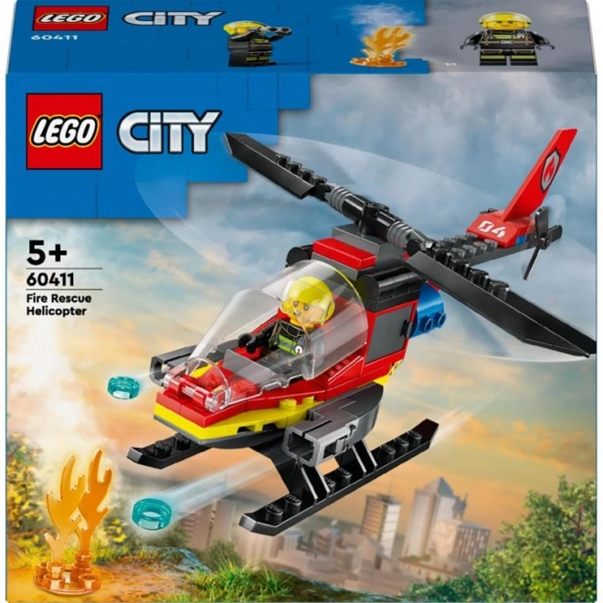 Elicopterul de salvare al pompierilor LEGO City