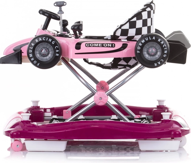 Choditor interactiv 4 în 1 Roz Chipolino Car Racer