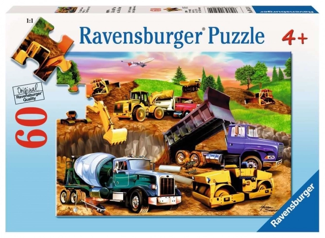 Puzzle Ravensburger șantier 60 piese